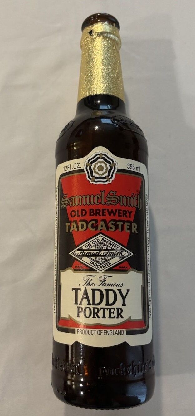 Famous Taddy Porter 12 oz Beer Bottle Samuel Smith Old Brewery Tadcaster UK